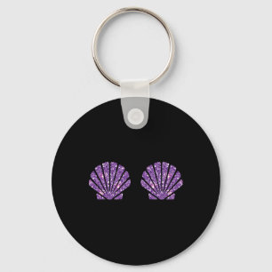 Porte-clés Costume de bar en coquille de mer de sirène Hallow