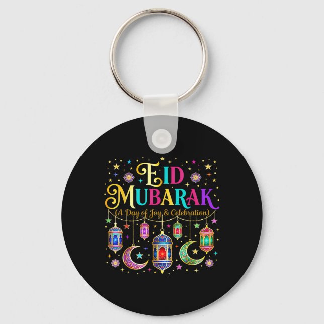 Porte-clés Costume de célébration musulmane Eid Mubarak pour  (Recto)