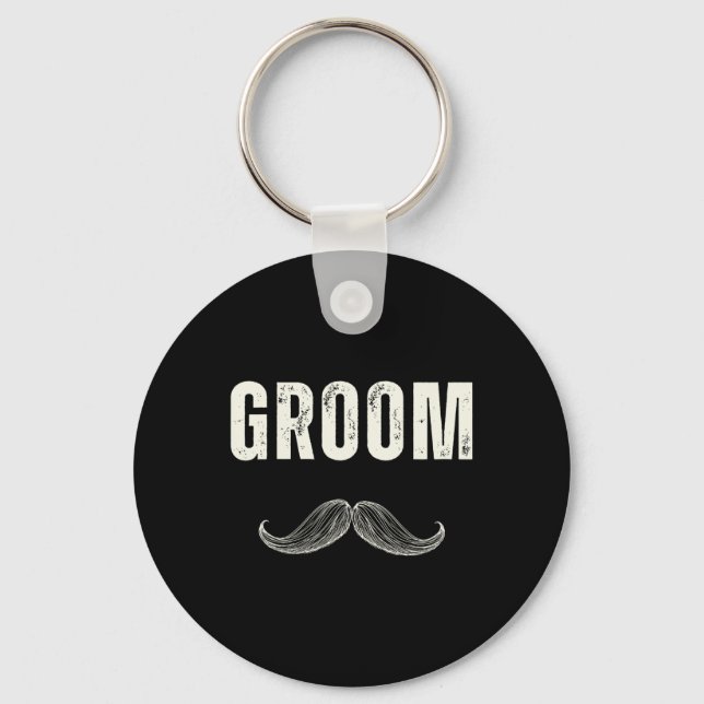 Porte-clés Costume de chambre avec moustache - Groom's Party (Recto)