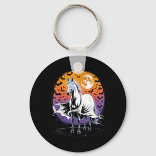 Porte-clés Costume de cheval fantôme effrayant Halloween