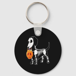 Porte-clés Costume de chien d'Halloween