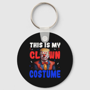 Porte-clés Costume de clown anti-Trump drôle Halloween Présid
