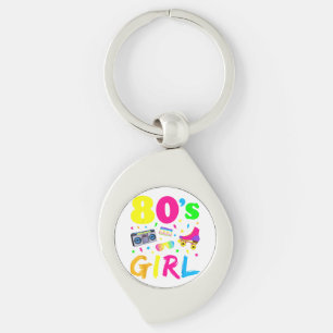 Porte-clés Costume de fête d'anniversaire de fille des années