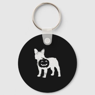 Porte-clés Costume de Halloween Bulldog Lazy Pumpkin Chien Mi