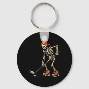 Porte-clés Costume de hockey sur glace squelette Halloween Ho