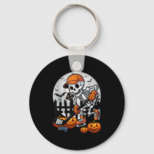 Porte-clés Costume de hockey sur glace squelette Halloween Ho