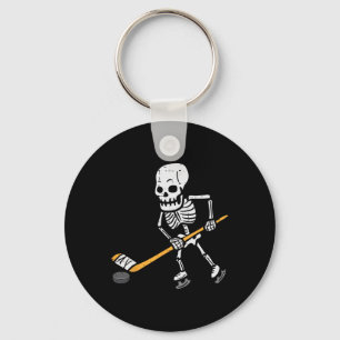 Porte-clés Costume de hockey sur glace squelette Halloween Sp