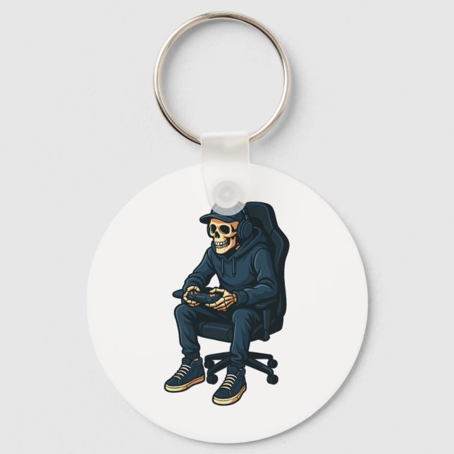 Porte-clés Costume de jeu vidéo Éffrayant cool (Recto)