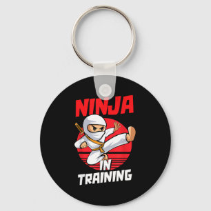 Porte-clés Costume de ninja en formation pour garçons et fill