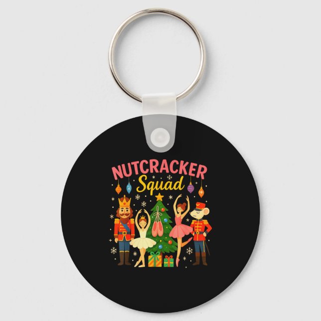 Porte-clés Costume de Noël pour enfants de l'escouade de Cass (Recto)