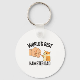 Porte-clés Costume de papa hamster du monde pour les amateurs