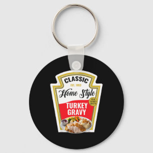 Porte-clés Costume de pot de sauce pour la fête de Thanksgivi