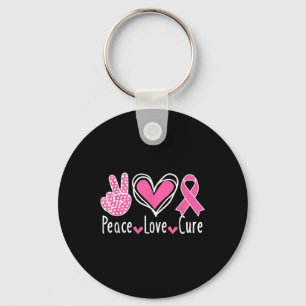 Porte-clés Costume de sensibilisation au cancer du sein Pink
