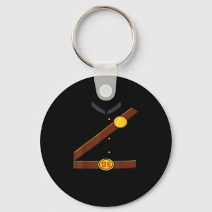 Porte-clés Costume de soldat de l'Union Halloween Guerre civi