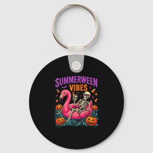 Porte-clés Costume de squelette d'Halloween d'été effrayant