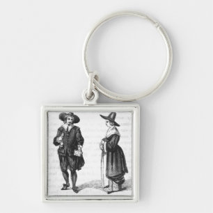 Porte-clés Costume des pèlerins