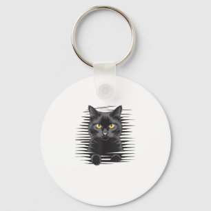 Porte-clés Costume d'Halloween Chat Noir Chat Kitty Éffrayant