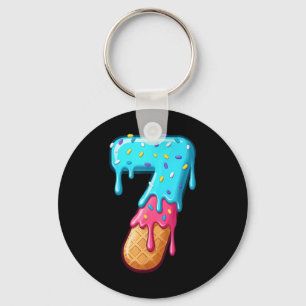 Porte-clés Costume d'Halloween drôle de glace dégoulinante 6 