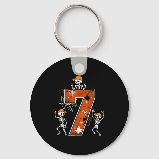 Porte-clés Costume d'Halloween Hugvyn Six Seven Mème 6 7 Dans (Recto)