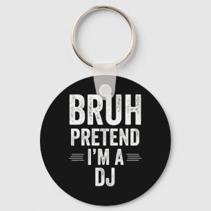 Porte-clés Costume Dj Halloween Bruh Faire semblant d'être un
