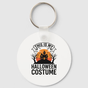 Porte-clés Costume drôle d'Halloween Maison hantée Vintage Sh