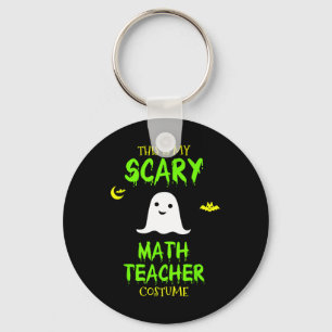 Porte-clés Costume enseignant en mathématiques effrayantes Ha