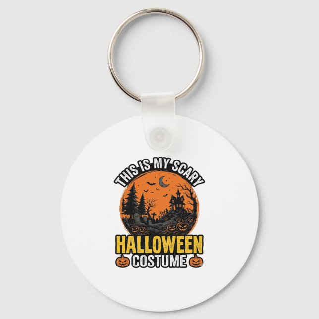 Porte-clés Costume Halloween Épouvantable Vintage (Recto)