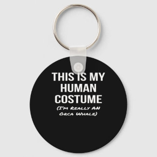 Porte-clés costume humain im an orca baleine halloween cospla