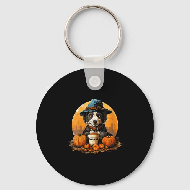 Porte-clés Costumes de chien d'Halloween pour femmes  (Recto)