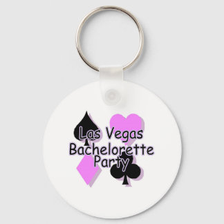 Porte-clés Costumes de la carte de bachelorette Las Vegas