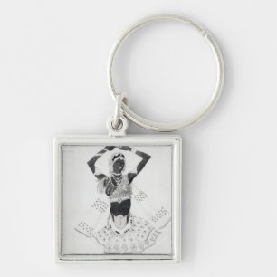 Porte-clés Costumez la conception pour "Le Dieu Bleu", 1912