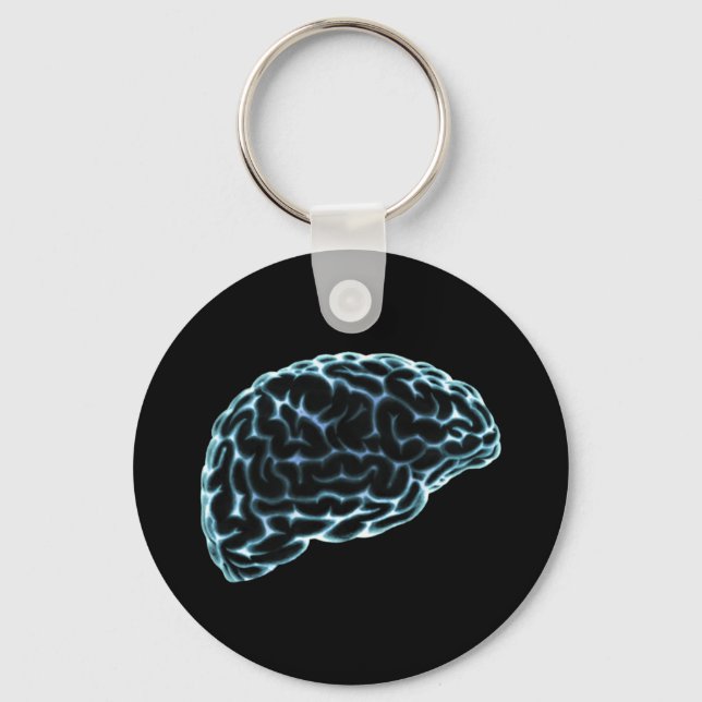 PORTE-CLÉS CÔTÉ CERVEAU X-RAY VOIR BLEU (Recto)