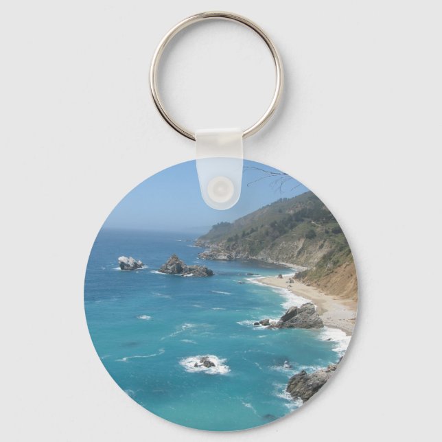 Porte-clés Côte de Californie - Big Sur (Recto)