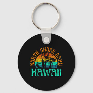 Porte-clés Côte Nord d'Oahu Hawaii Surf Plage Surfeur Vagues