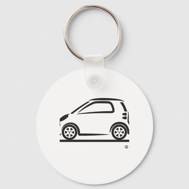 Porte-clés Côté Smart Fortwo (Recto)