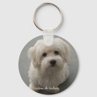 Porte-clés Coton de Tulear