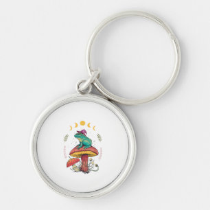 Porte-clés Cottagecore Esthétique Goblincore Grenouille Magic