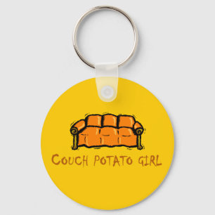 Porte-clés Couch Potato Girl