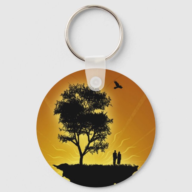 Porte-clés Coucher de soleil 50 x 24 (Recto)