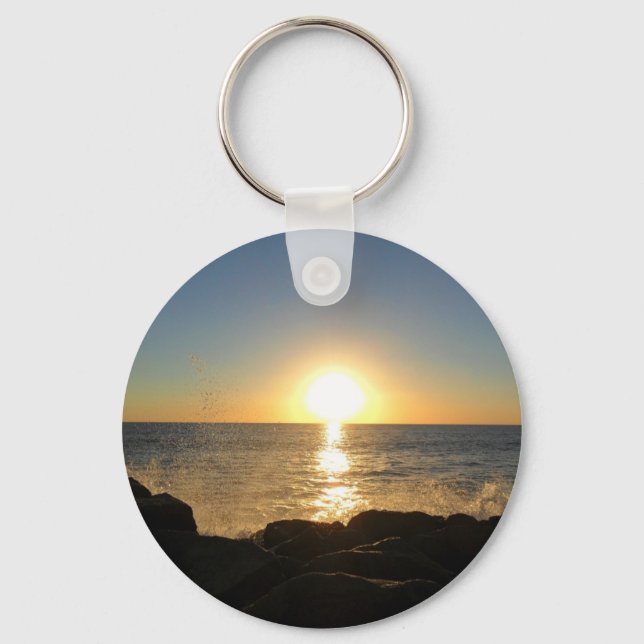 Porte-clés Coucher de soleil à Venice Beach (Recto)