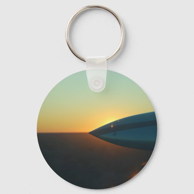 Porte-clés Coucher de soleil de Cessna 310 (Recto)