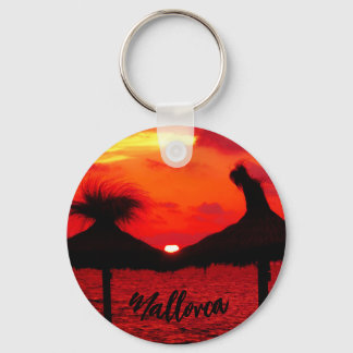 Porte-clés Coucher de soleil de Majorque au Porte - clé de so