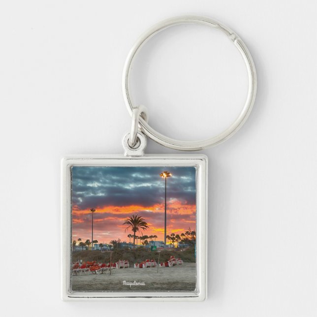 Porte-clés Coucher de soleil de Maspalomas (Devant)