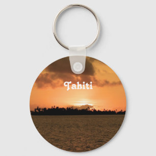 Porte-clés Coucher de soleil de Tahiti