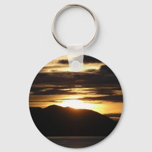 Porte-clés Coucher de soleil en Alaska III Photographie magni