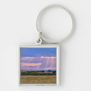 Porte-clés Coucher de soleil sur le Masai Mara.