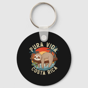 Porte-clés Coucher de soleil tropical Nature Paresseux Costa