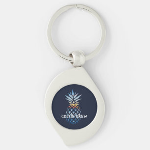 Porte-clés Coucher de soleil tropical personnalisé sur une an