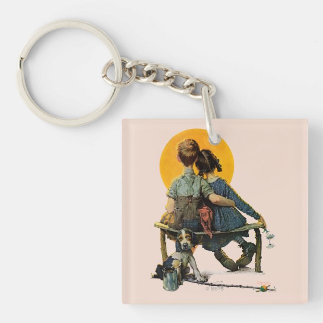 Porte-clés Coucher du soleil (Devant)