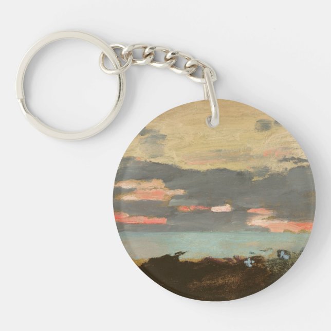 Porte-clés Coucher du soleil, baie de Saco (Devant)